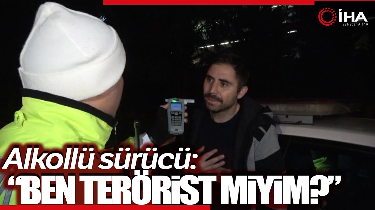 Direksiyon Başına Alkollü Geçti, Bahaneleri De Peş Peşe Geldi