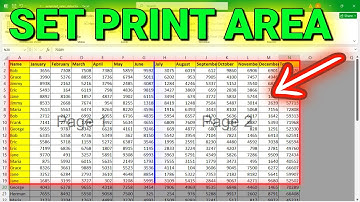 How to Set Print Area in Excel