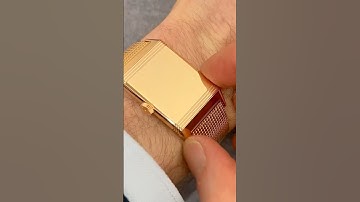 ❓$45,000.00 GOLD ROLEX??!❓THIS IS BETTER: Jaeger-LeCoultre Reverso Tribute Gold Milanaise