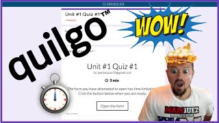 Timed exams with Google Forms and Quilgo.