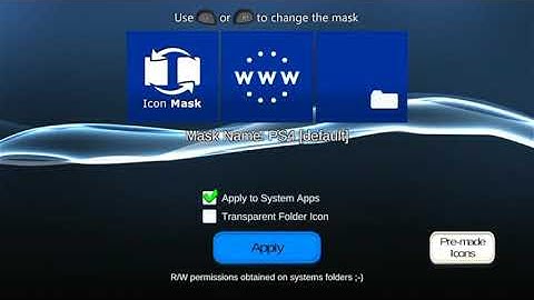 How To Change PS4 Icons Using Mask App v1.05 by Lapy