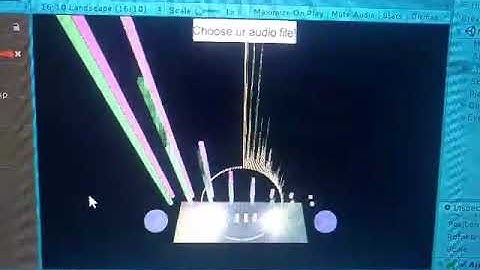 trying Unity audio visualization