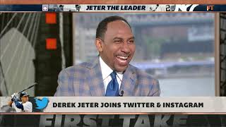 Stephen A.: YOU SPEAK RESPECTFULLY about Derek Jeter!  | First Take