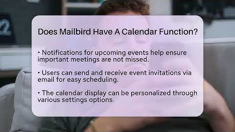 Does Mailbird Have A Calendar Function? - TheEmailToolbox.com