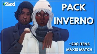 ❄️ PACK ROUPAS INVERNO ? CONTEÚDO PERSONALIZADO (CC LINKS/CC FOLDER)☃️ THE SIMS 4