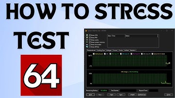 How to Start a System Stability Test in AIDA64