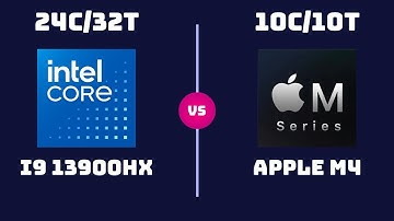 Intel Core i9 13900HX vs Apple M4 (10-Core) – CPU Comparison | Which One Wins?