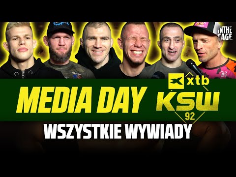 XTB KSW 92: MEDIA DAY [WSZYSTKIE WYWIADY]