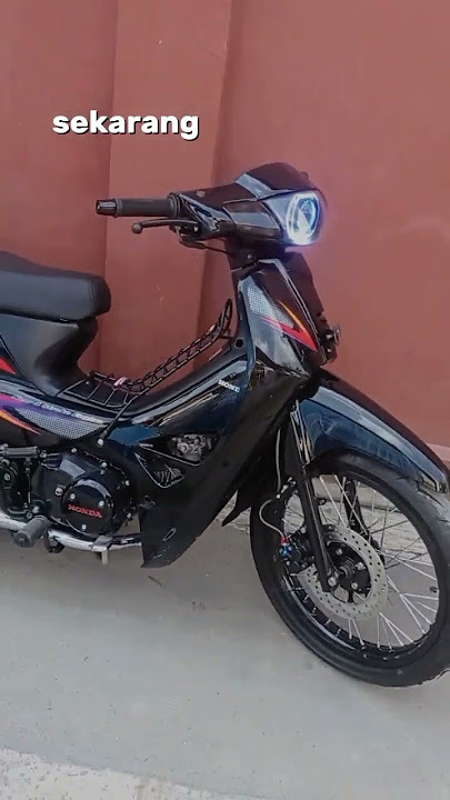 Sebelum dan sesudah restorasi   upgrade Honda Kirana 125 by ELPROJECT CUSTOM