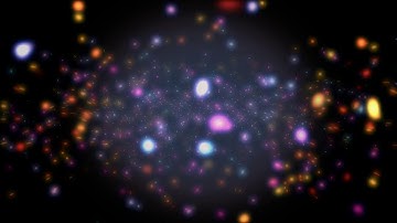Colorful  Bokeh Particles motion graphics, free animated backgrounds video loops