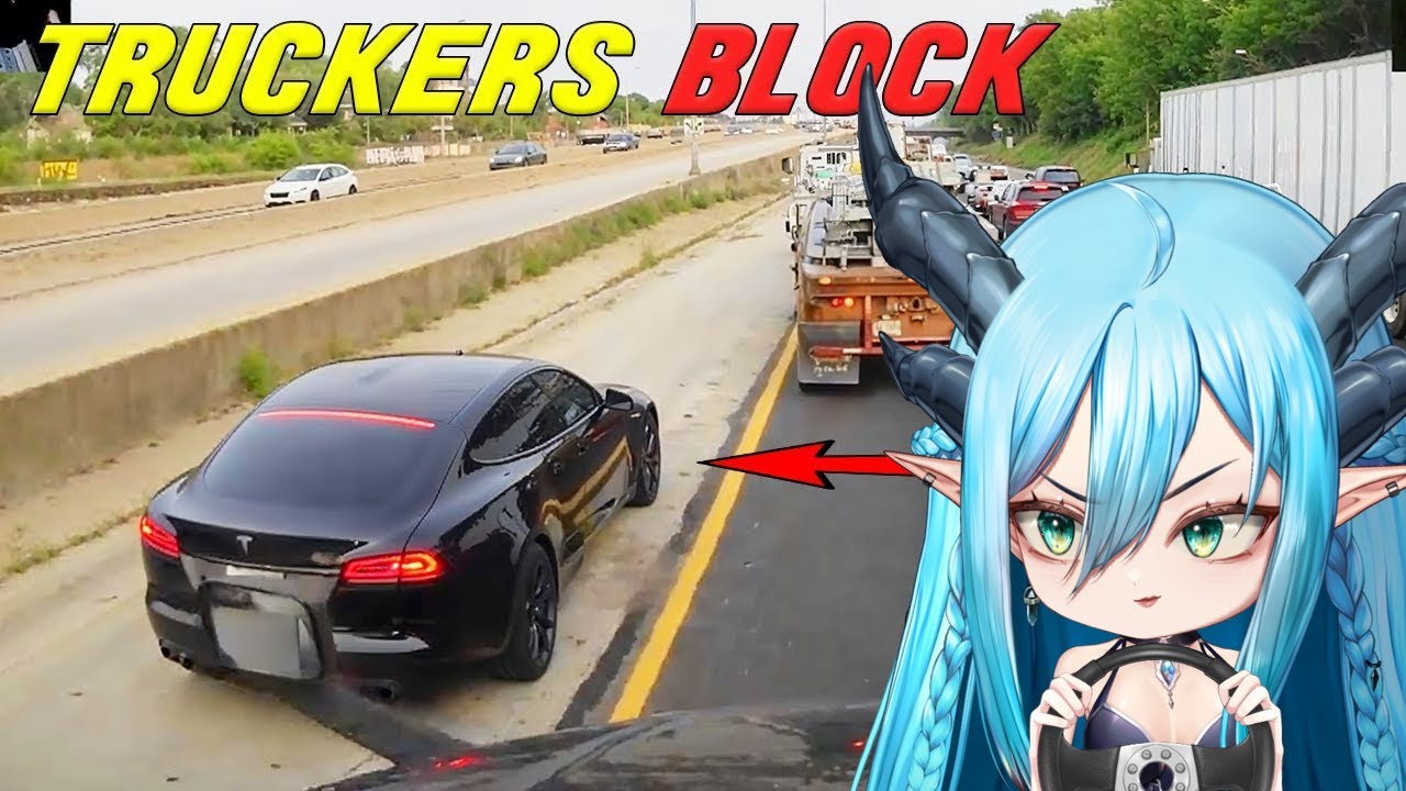BEST OF SEMI-TRUCKS ROAD RAGE 2025 | Road Rage, Brake Checks, Karens  PART 5 (Dashcam Lessons React)