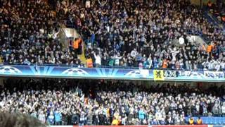Chelsea v Genk - Champions League 2011/12 - away supporters in full voice!