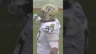 Aaron Donald is BACK with the LA Rams! 🔥#pittsburghpanthers #h2p #collegefootball #accfootball