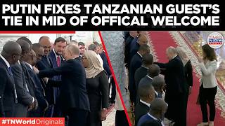 WATCH: Putin Stops Mid-Handshake, Fixes Delegate's Outfit In Front Of Cameras | Times Now World