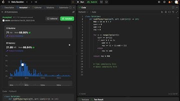 Leetcode 1524 - Number of Sub-arrays With Odd Sum - Python [ O(1) space ]