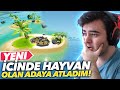 *YENİ* GİZEMLİ ADAYA ATLADIM! - İÇİNDE HAYVANLAR VAR!! (Fortnite Türkçe)