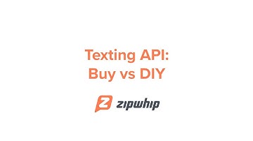 ZipTV: Texting API - Buy vs DIY