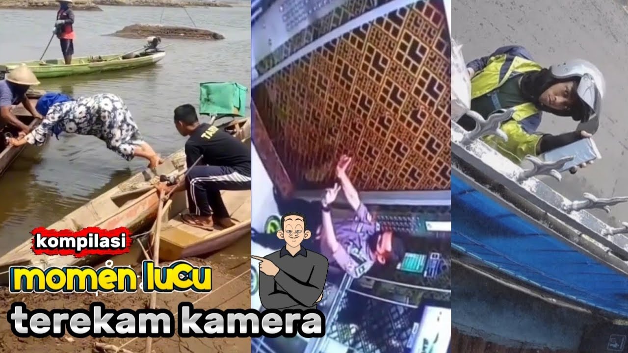 Kejadian lucu terekam kamera