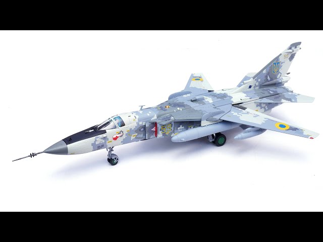 Calibre Wings 1/72 Ukrainian Digital SU-24MR战机合金成品模型测评