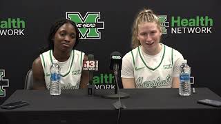 Marshall Women's Basketball: Kim Caldwell Post-Game Press Conference (Georgia Southern)