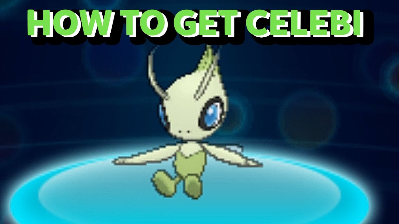 Pokemon Sun and Moon ORAS 20th Anniversary Event Pokemon Celebi w/ PP Max