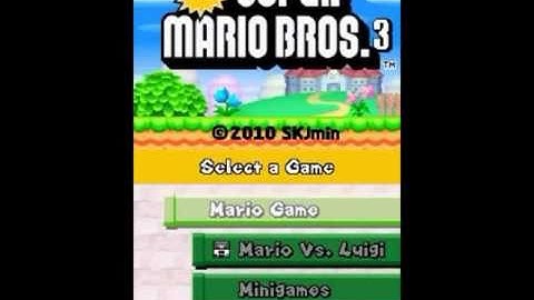 NSMB 3 Final Castle Walkthrough (with action replay codes)