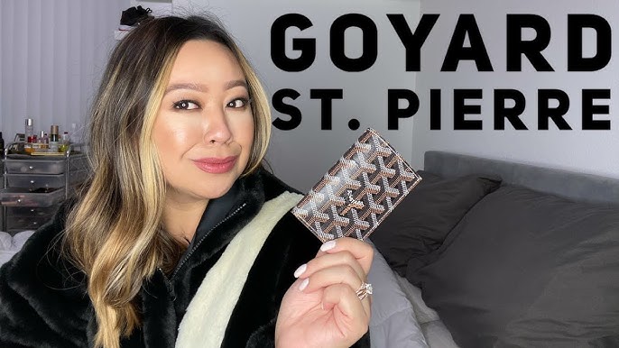 My honest review on the Goyard Artois PM in the color sky blue 💙 my n, Goyard Card Holder