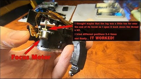Fixing "System Error (Focus)" on Panasonic Lumix DMC-TZ8