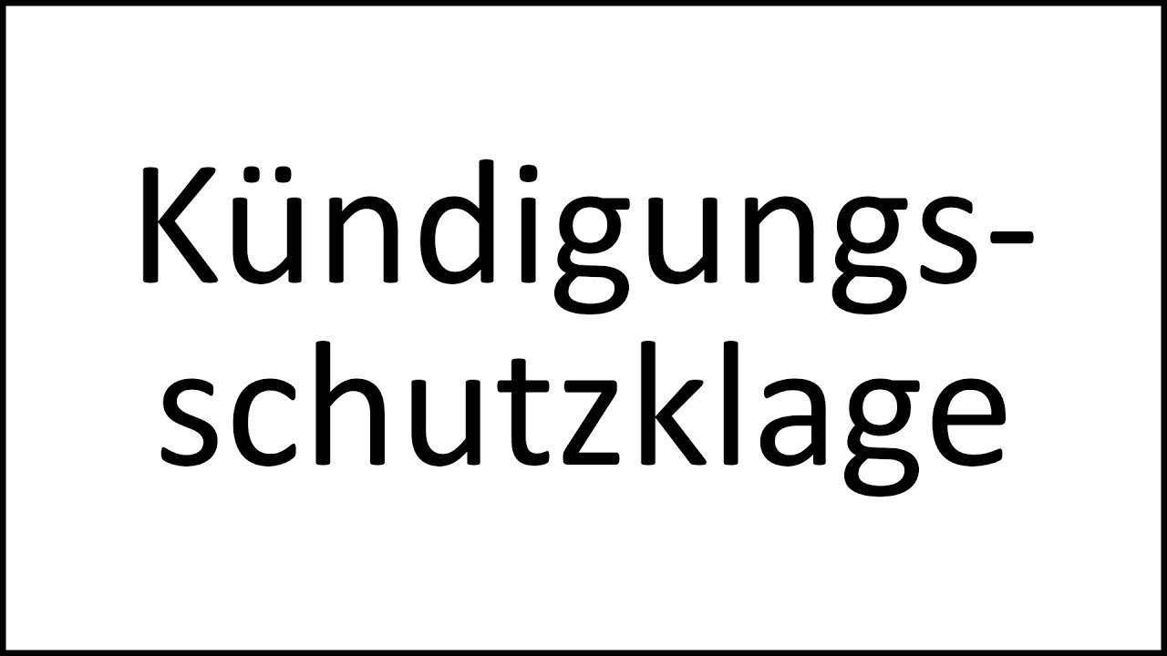 Kundigung Nach Einem Arbeitsunfall Fachanwalt Fur Arbeitsrecht Alexander Bredereck Youtube