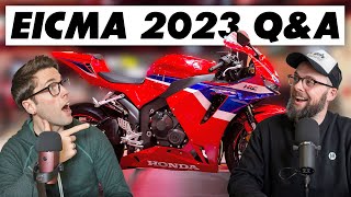 EICMA 2023 Motorcycles: Your Questions Answered! by Full Tank Motorcycle Podcast 5,379 views 6 months ago 44 minutes