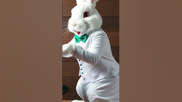 Magical Bunny Magician Pulling Mini Carrot from Hat | Funny Magic Trick