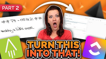 Turn your Rocketbook Note into a ClickUp Task 📙 Rocketbook to Clickup Automation Part 2