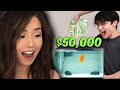 Pokimane reacts to I Gave My Goldfish $50,000 to Trade Stocks