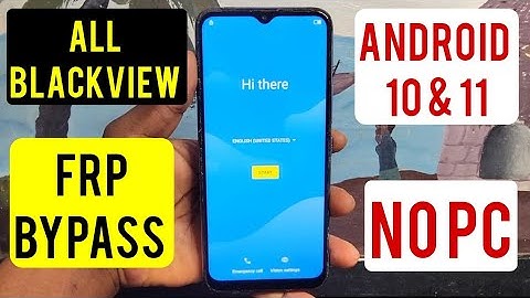 Blackview Frp Bypass Android 10 & 11 | How To Remove Google Account On Blackview Phone | Without Pc