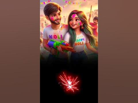 happy holi in hindi status