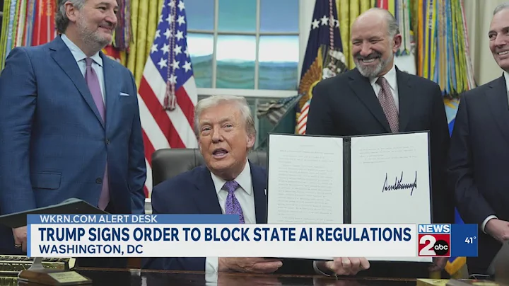 President Trump signs order to block state artificial intelligence regulations