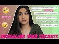 Revealing Your Dirty Secrets 2 (reacting to my subscriber's secrets) | Just Sharon