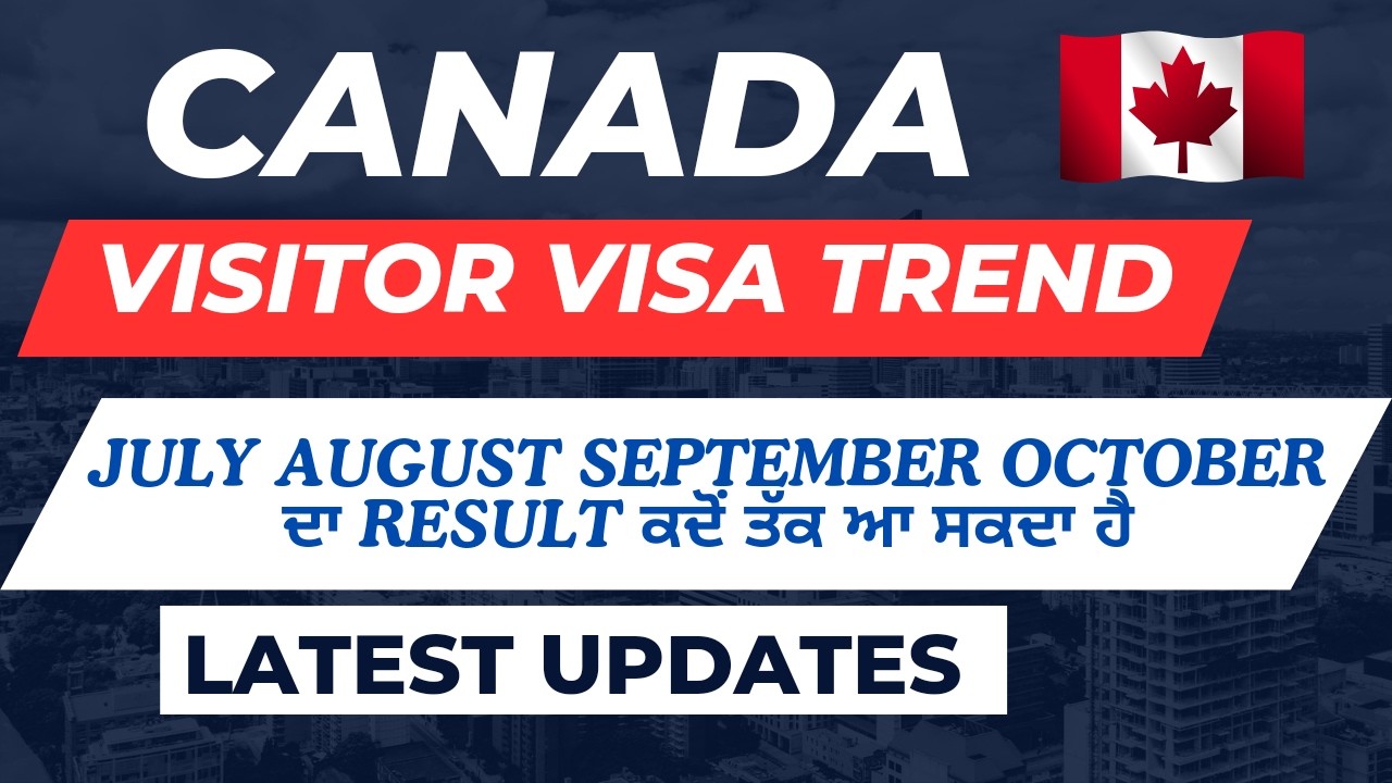 Canada Visitor Visa Updates 2024 l Tourist Visa Processing Time l ...