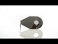 BESTfit 90 Degree 304 Stainless Steel Light Bracket - Thin Mount For Single Watermelon Style Light