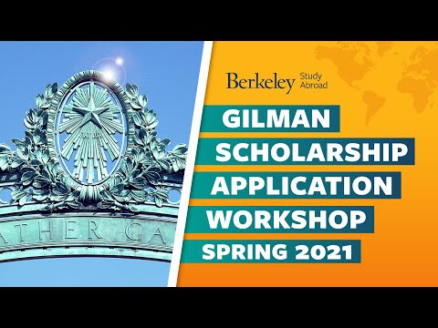 Gilman Scholarship Application Workshop Spring 2021