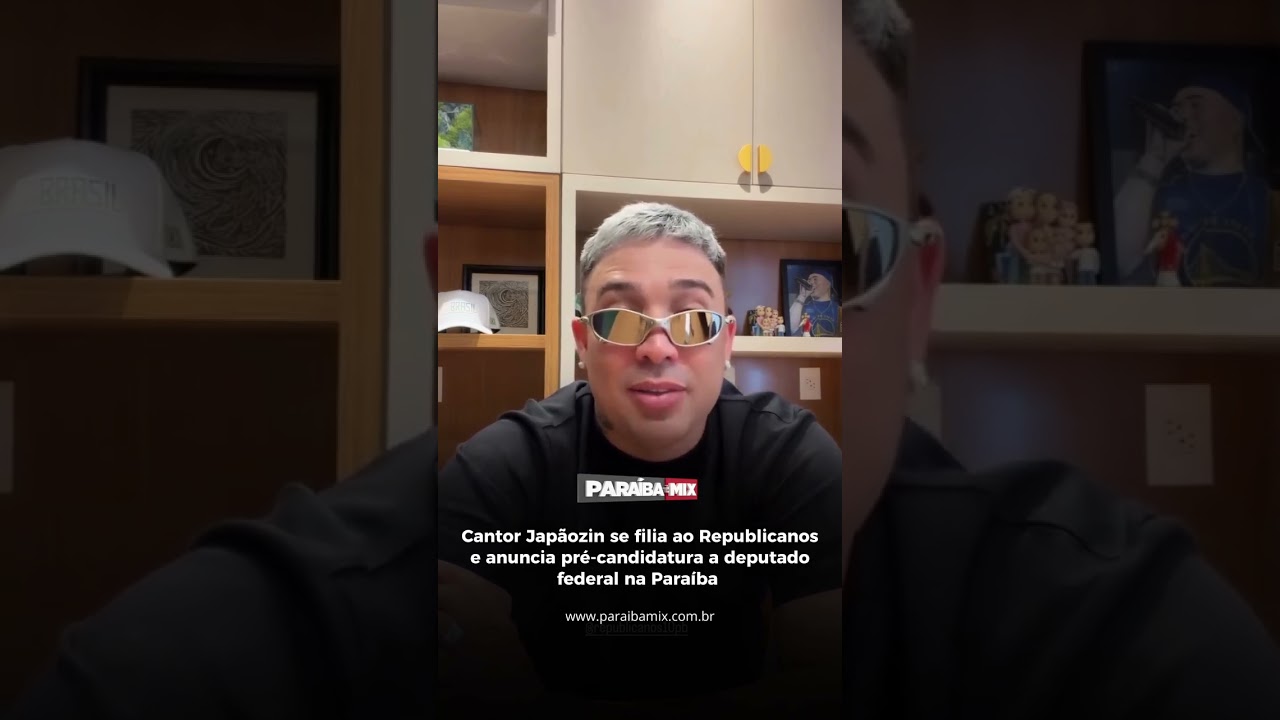 Cantor Japãozin se filia ao Republicanos e anuncia pré-candidatura a deputado federal na Paraíba