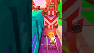 Fast gaming Subway Surfers🎮 | (train running game) 🚂🚋🚃 | #gaming #runninggame #subwaysurfers #shorts