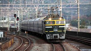 4002レ EF81-114 寝台特急日本海 近江舞子到着 2011.12.21【EOS5DMarkⅡ】