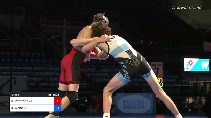 94 Lbs Final - Haakon Peterson, Wisconsin Vs Cole ...