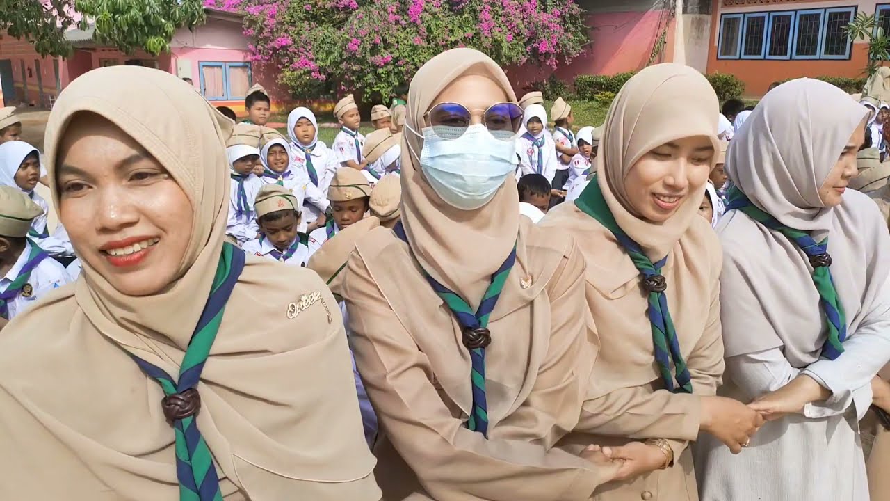 กิจกรรมค่ายลูกเสือเนตรนารี. Scout camp