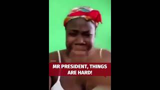 A Lady Throw Bullet Into The Face Of The President Of Ghana