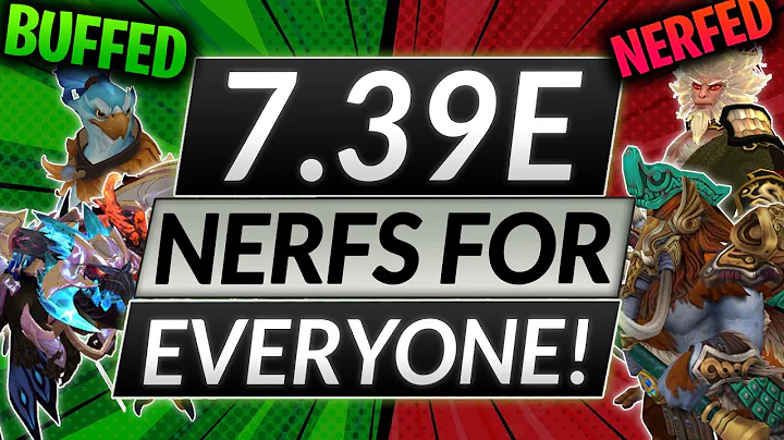NEW PATCH 7.39e FULL CHANGES - Massive Hero and Item Nerfs - Dota 2 Update Guide