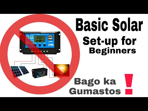 Simple Solar setup for home Cheap Solar setup Simple - YouTube