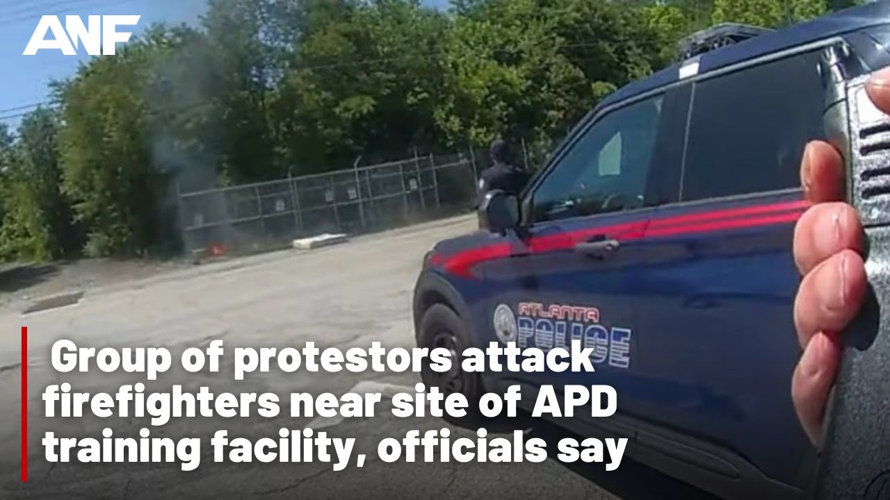 Group of protestors attack firefighters near site of APD training ...