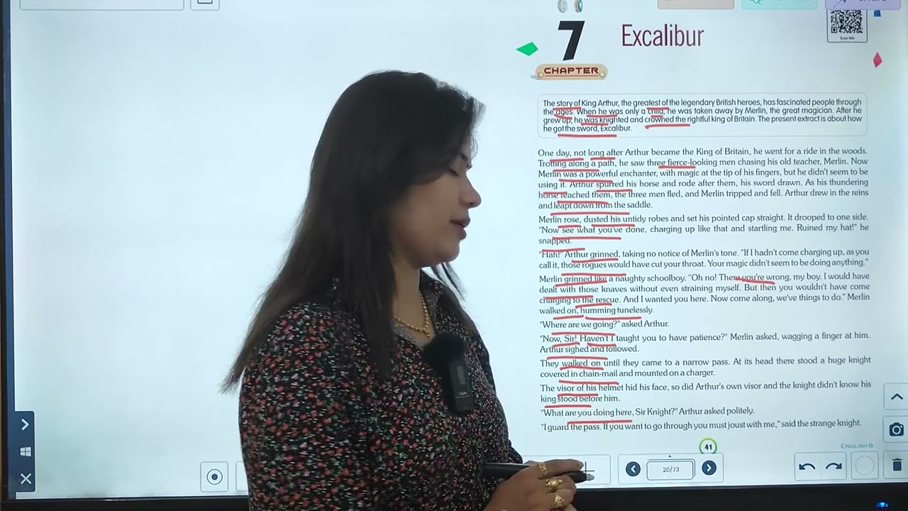 ENGLISH-8 | CHAPTER-7 |  EXCALIBUR